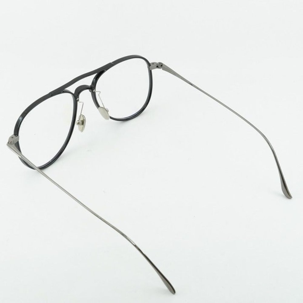 💯 NEW TOM FORD FT5666-B/O 001 BLACK WHITE GUNMETAL BLUE BLOCK EYEGLASSES - Picture 5 of 12